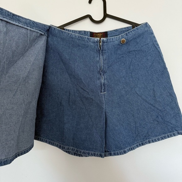 Vintage Faded Glory Blue Denim Skort - Picture 14 of 15